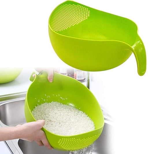 Multi-Purpose Strainer or Washer Bowl for Rice Fruits & Vegetable Rice Bowl