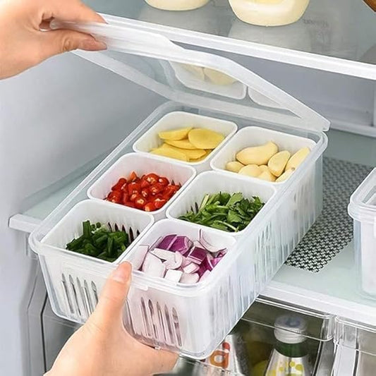 Plastic Fridge Storage Boxes Freezer Storage Containers