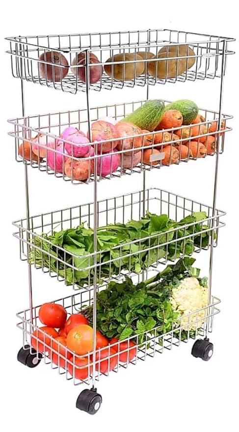 Stainless Steel Modern Kitchen Storage Rack