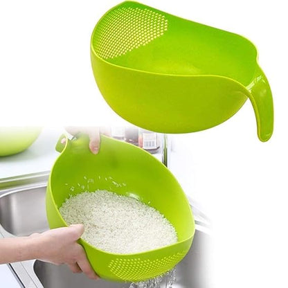 Multi-Purpose Strainer or Washer Bowl for Rice Fruits & Vegetable Rice Bowl